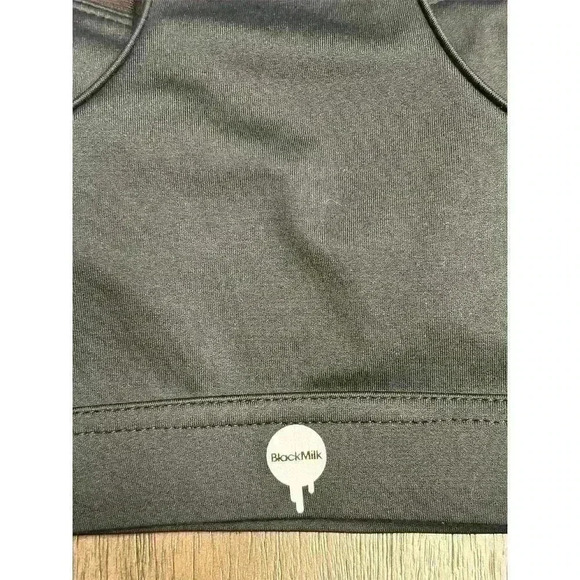 BlackMilk Women's High Support Sports Bra Mesh Detail Black Size S - Picture 4 of 6